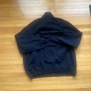 Barely worn, black, mock neck, turtleneck